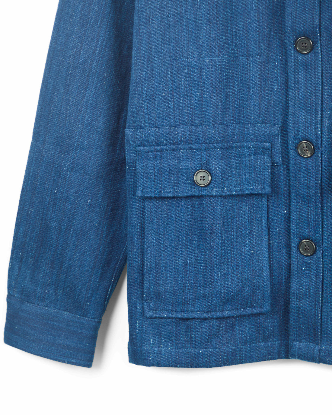 Akash Chore Coat Cotton Denim in Indigo