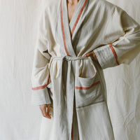 Ivory Cherry Tribeca Long Bathrobe