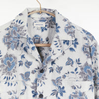 Kinnaur Overshirt Floral Print Indigo