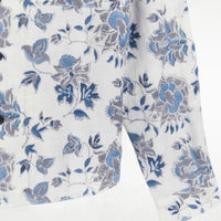 Kinnaur Overshirt Floral Print Indigo