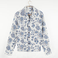 Kinnaur Overshirt Floral Print Indigo