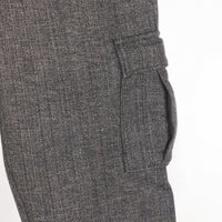 Malana Cargo Pant Melange Wool Grey