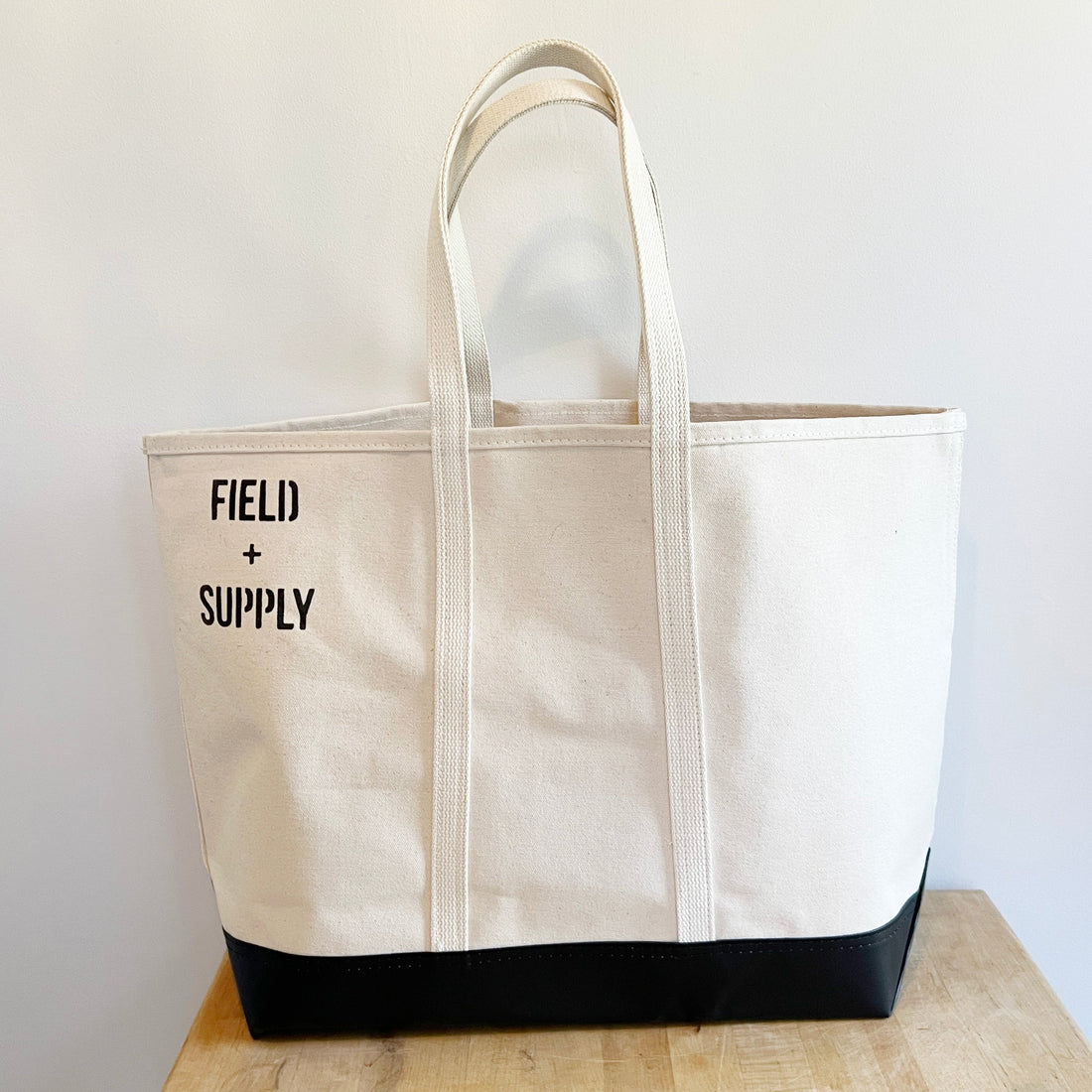 F+S Large Canvas Tote Bag