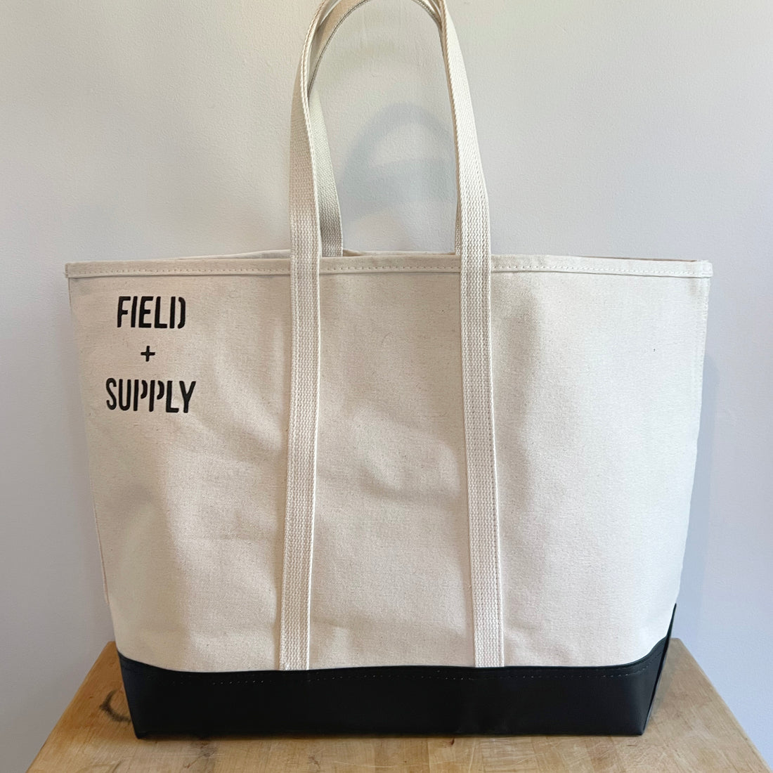 F+S Large Canvas Tote Bag