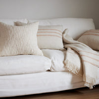 Caral Terracotta Stripe Pillow