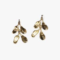 Dyad Two Tier Earrings - Yellow Bronze