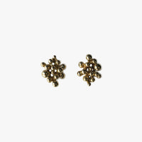 Particle Earrings - Yellow Bronze