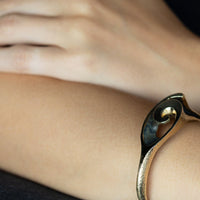 Slide Cuff Bracelet - Yellow Bronze