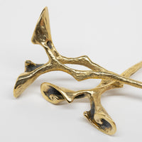 Slide Hair Stick - Yellow Bronze