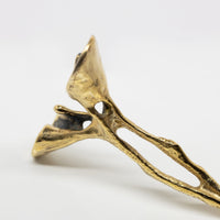 Slide Hair Stick - Yellow Bronze