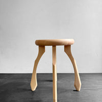Sparrow Side Table — Sculptural Hardwood in End Grain or Long Grain