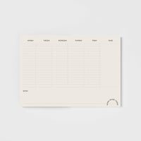 Weekly Planner Pad: Work Pause Thrive