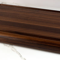 Professional Rounded Edge Carving Butcher Block with Deep Juice Channel