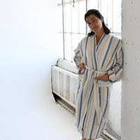 Blue Ivory Montauk Long Bathrobe