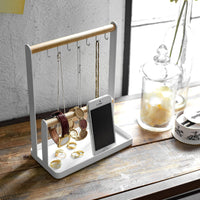 Jewelry + Accessory Display - Steel + Wood