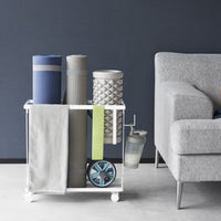 Fitness Equipment Storage Cart - Steel