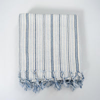 Blue Thin Stripe Cape Towel