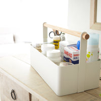 Storage Caddy - Large - Steel + Wood