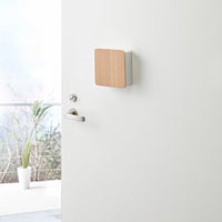 Magnetic Key Cabinet - Steel + Wood