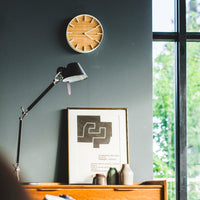 Wall Clock - Steel + Wood