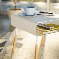 Storage Table - Tall (23" H) - Steel + Wood