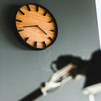 Wall Clock - Steel + Wood
