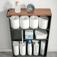 Rolling Storage Cart (27" H) - Steel