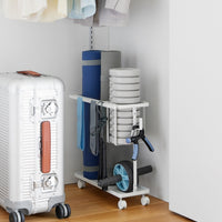 Fitness Equipment Storage Cart - Steel