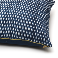 Peruvian Ikat Pillow Indigo