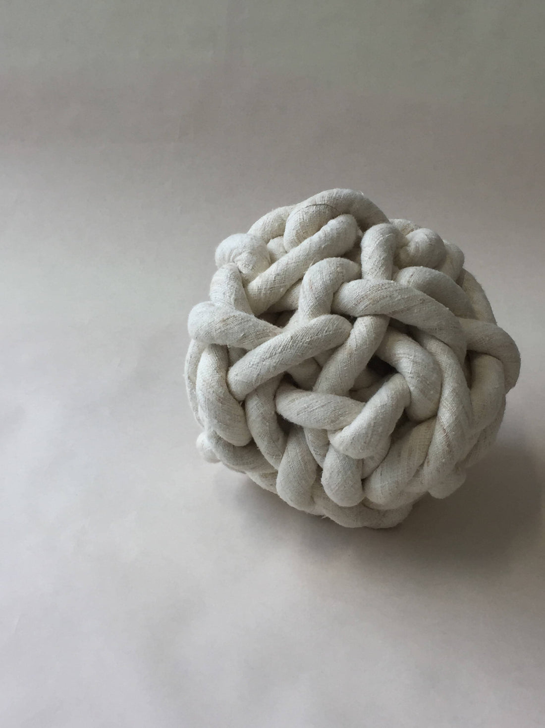 Silk Knot Pouf