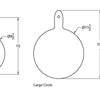 Circle Cutting & Serving Boards