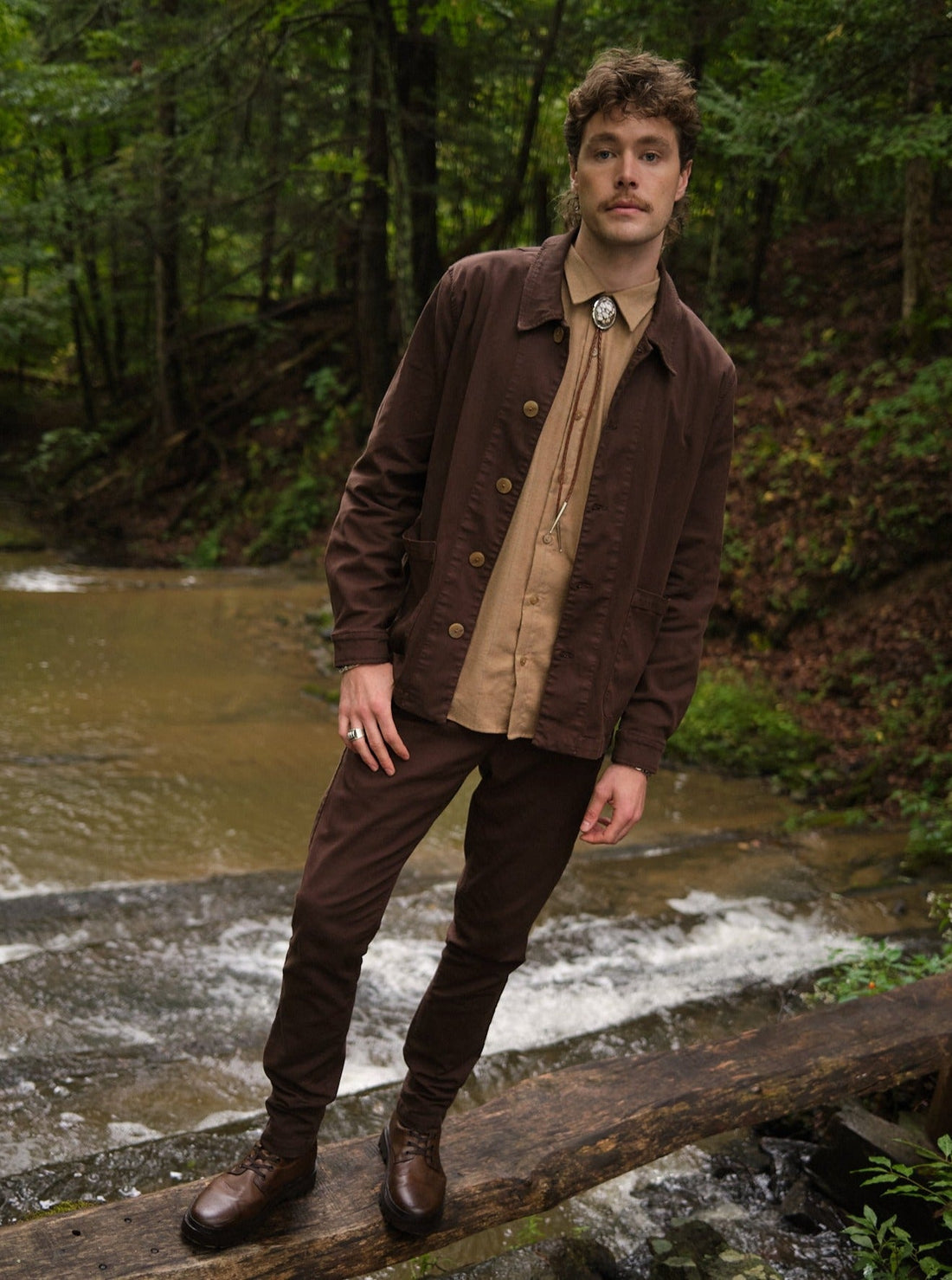 Men's Skye Trouser in Garment Dyed Japanese Twill - Final Sale