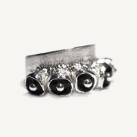 Bell Pod Ring - Silver