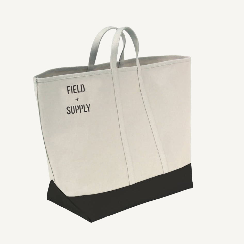 F+S Large Canvas Tote Bag