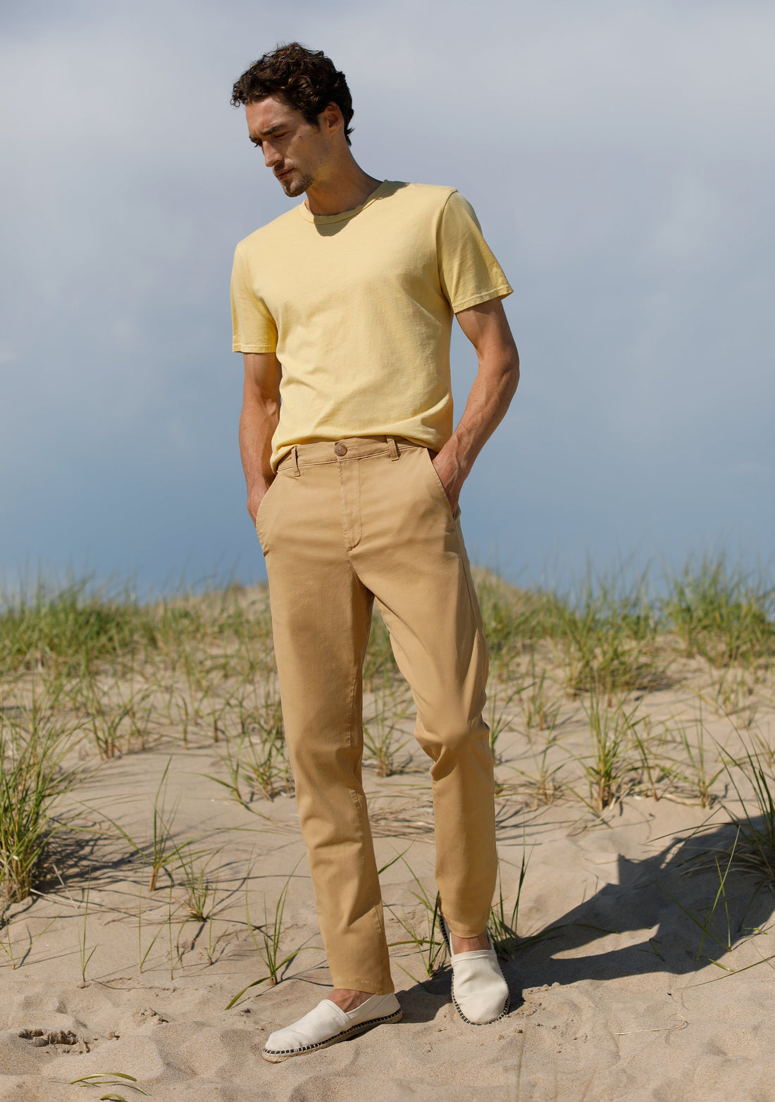 Men's Skye Trouser in Garment Dyed Japanese Twill - Final Sale