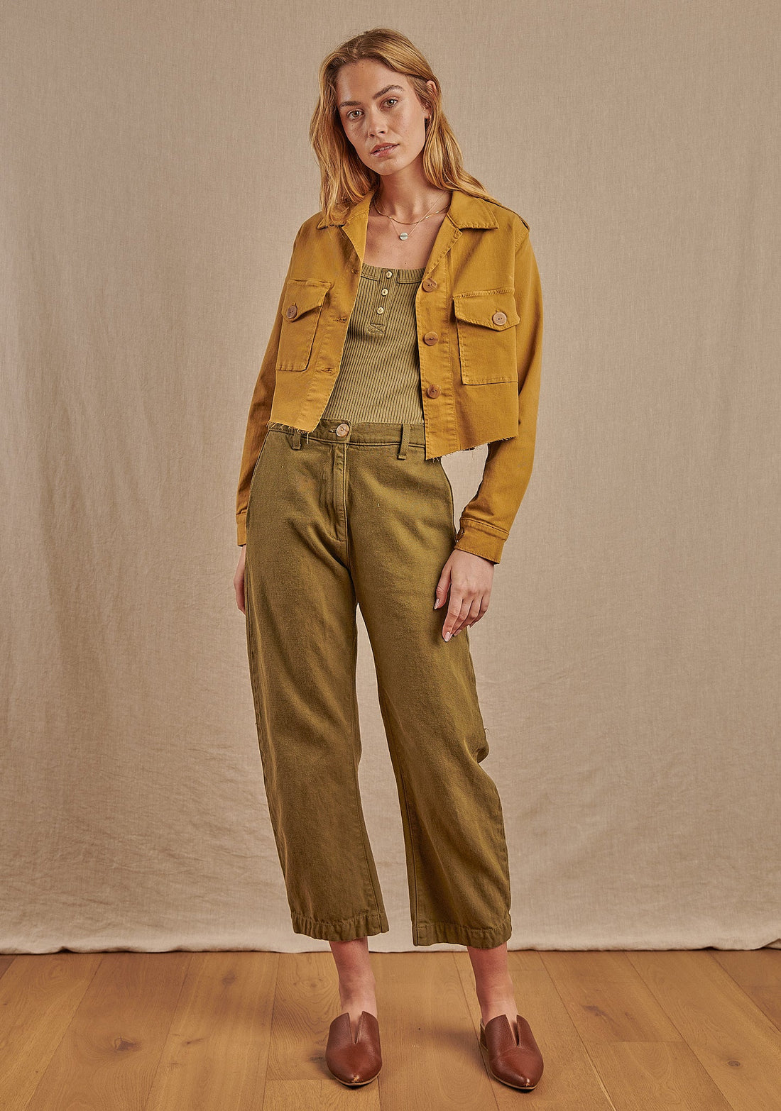 Women's Cropped Blaven Japanese Twill Jacket  - Final Sale