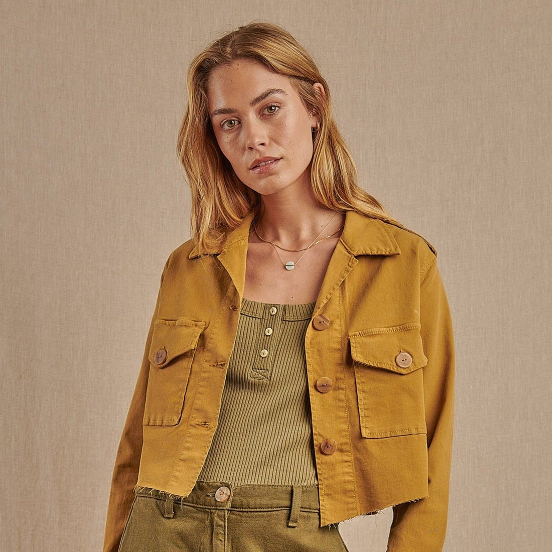 Women's Cropped Blaven Japanese Twill Jacket  - Final Sale