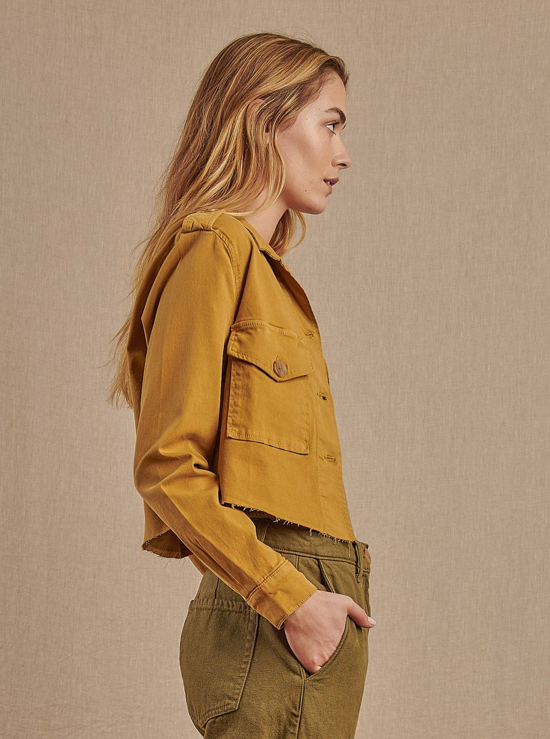 Women's Cropped Blaven Japanese Twill Jacket  - Final Sale