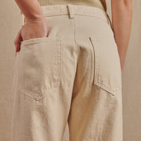 Women's Raw Hem Pilon Trouser