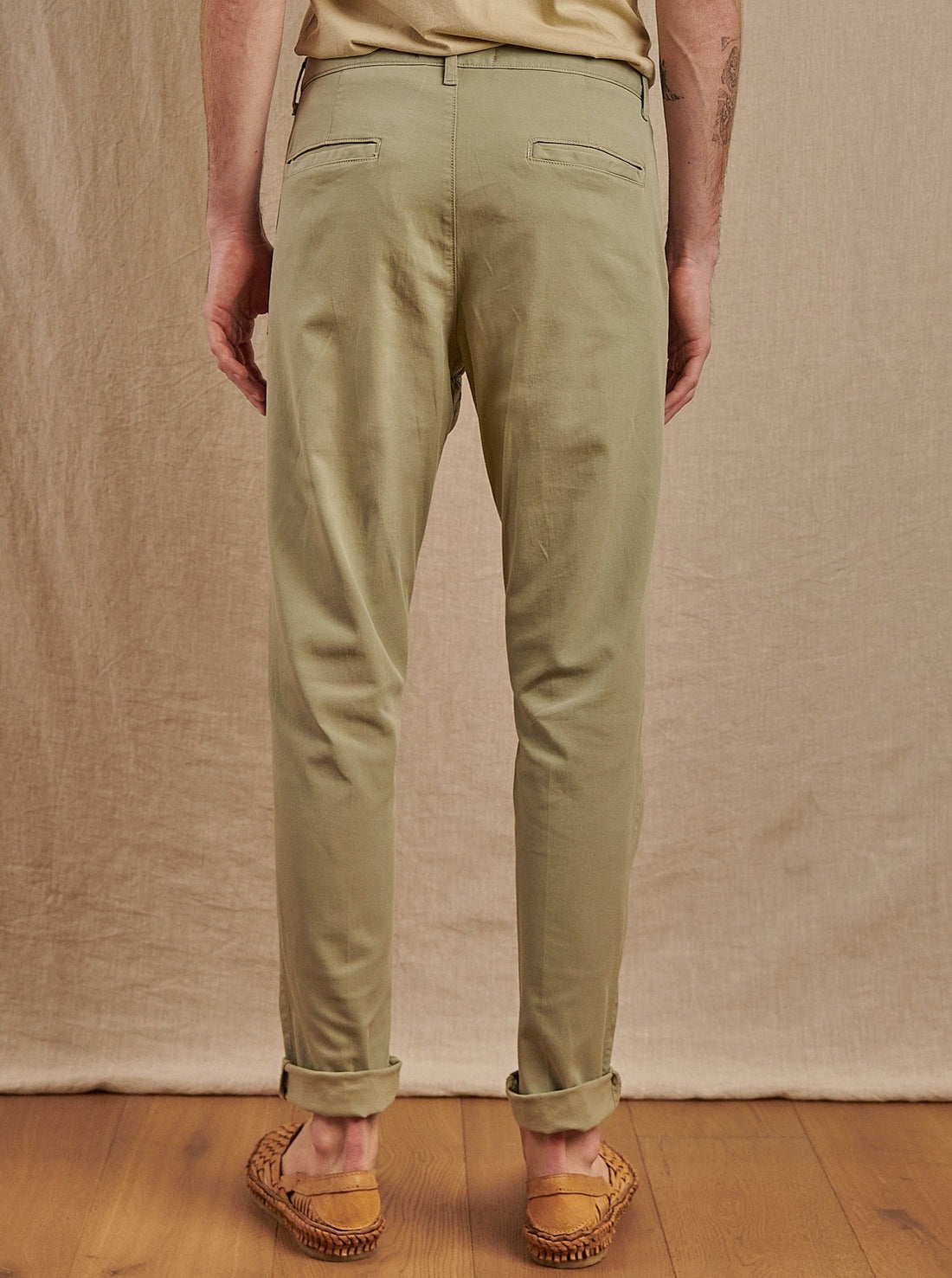 Men's Skye Trouser in Garment Dyed Japanese Twill - Final Sale