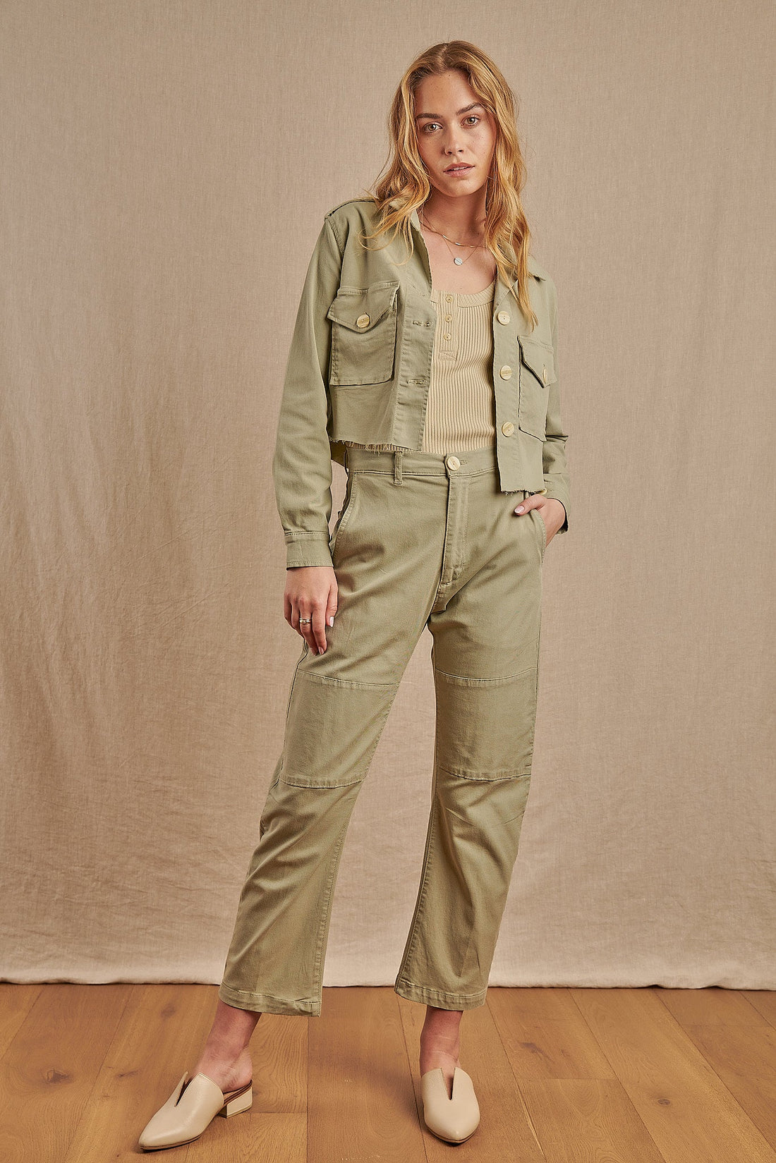 Women's Cropped Blaven Japanese Twill Jacket  - Final Sale