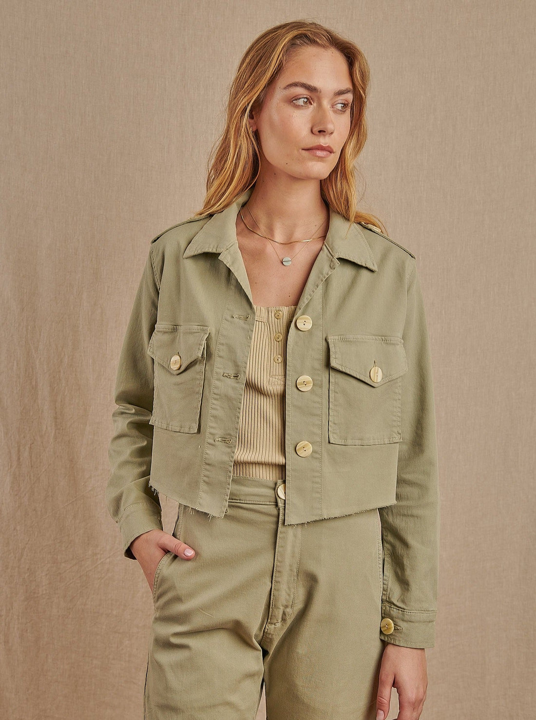 Women's Cropped Blaven Japanese Twill Jacket  - Final Sale