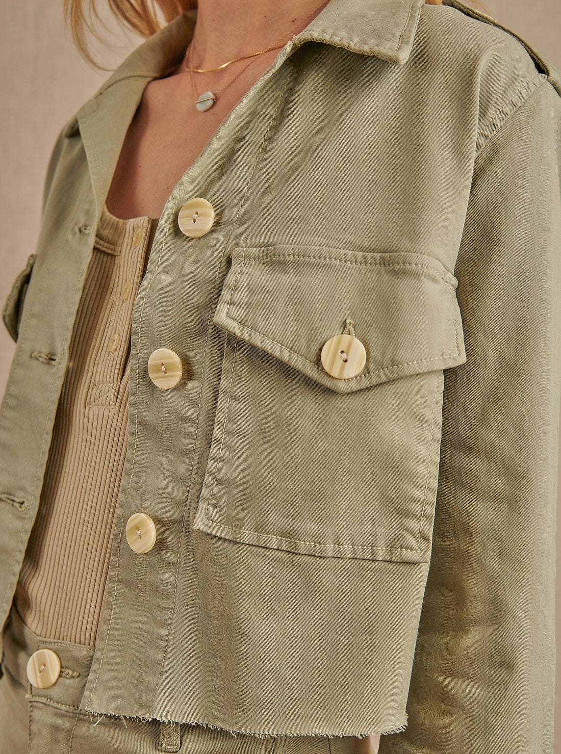 Women's Cropped Blaven Japanese Twill Jacket  - Final Sale