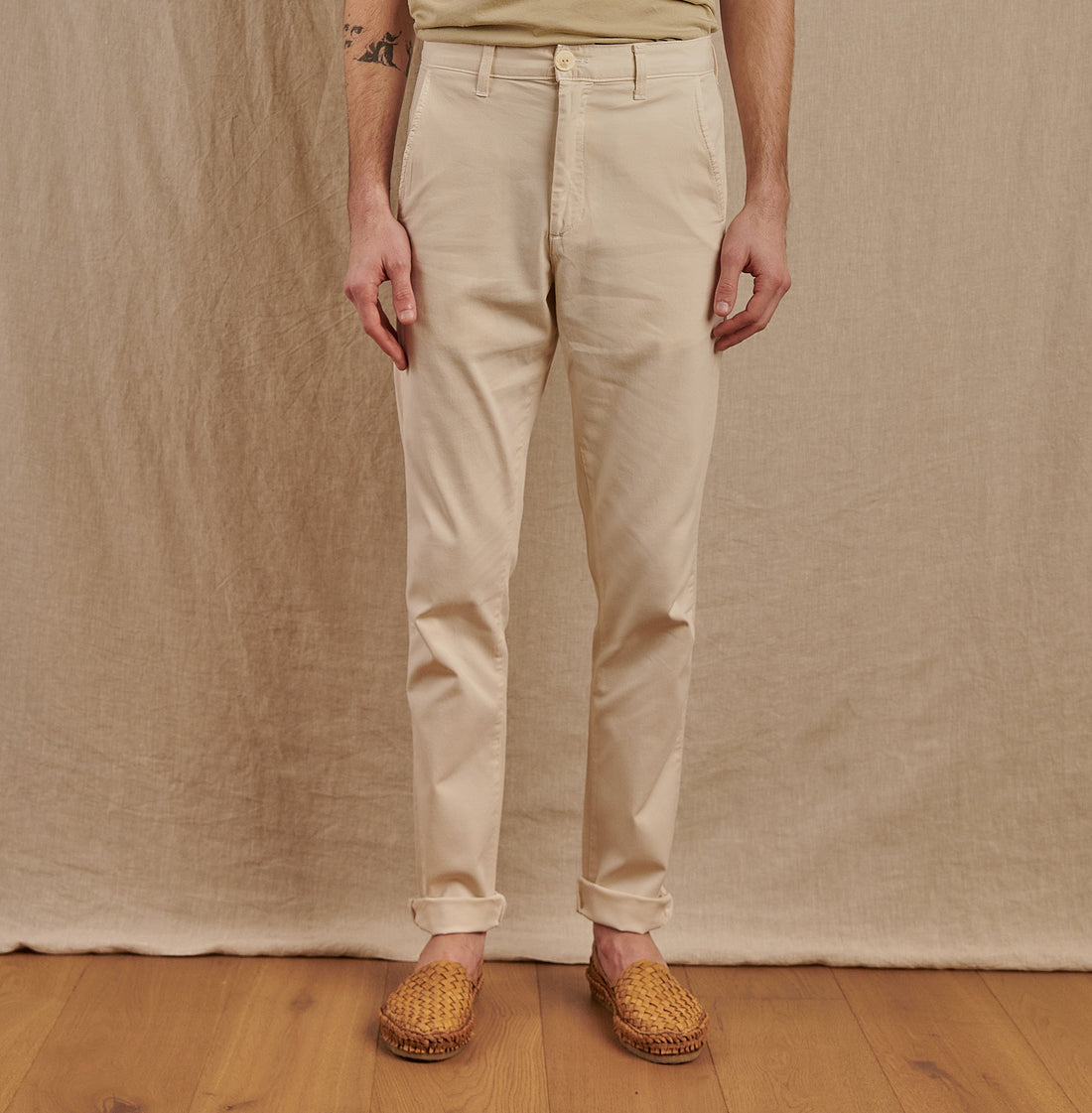 Men's Skye Trouser in Garment Dyed Japanese Twill - Final Sale