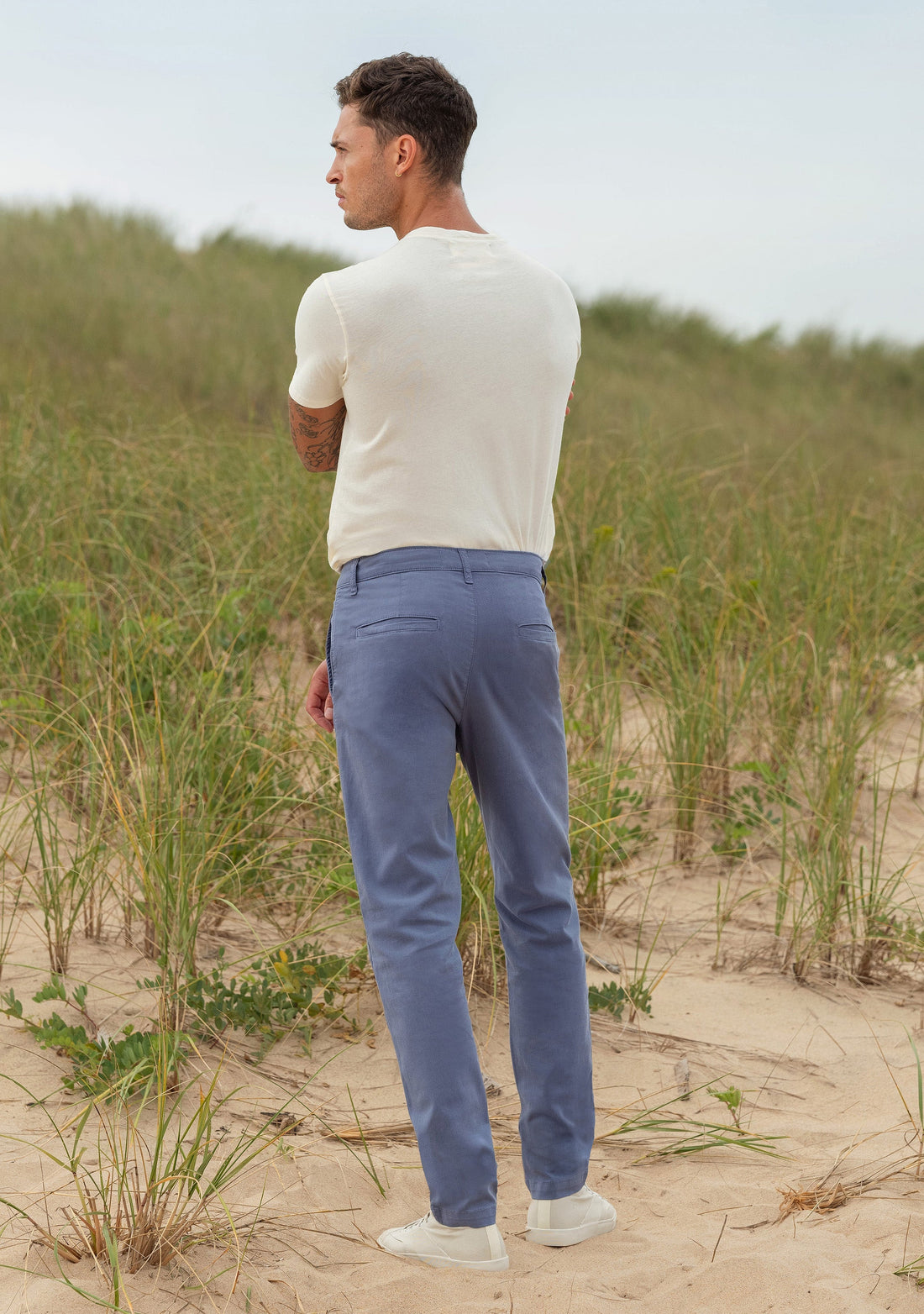 Men's Skye Trouser in Garment Dyed Japanese Twill - Final Sale