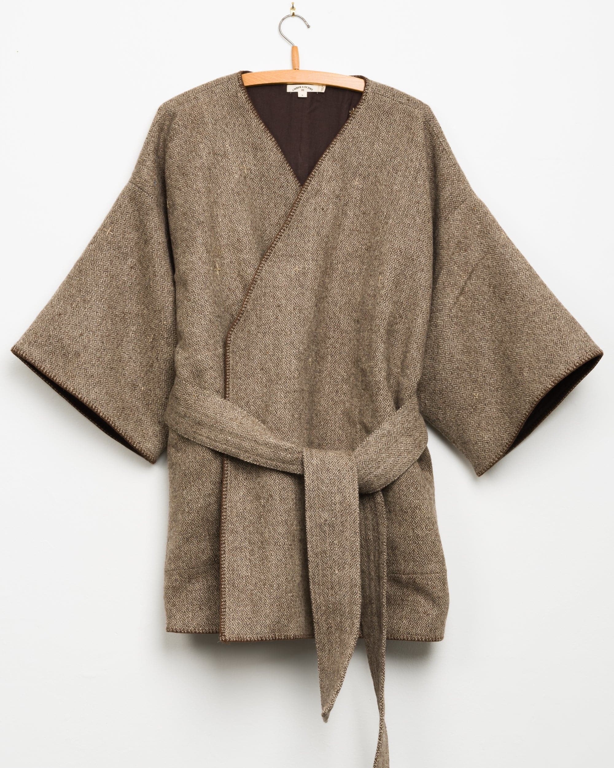 Taran Robe in Dobby Yak Wool