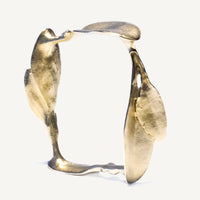 Square Leaves Bracelet - Yellow Bronze