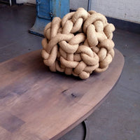 Silk Knot Pouf