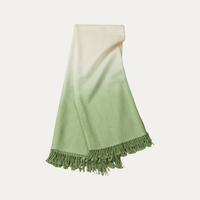 Dip-Dyed Throw