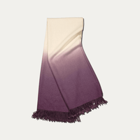 Dip-Dyed Throw